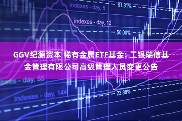 GGV纪源资本 稀有金属ETF基金: 工银瑞信基金管理有限公司高级管理人员变更公告